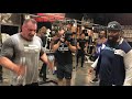 Training in CT Fletcher's Iron Addicts Gym,