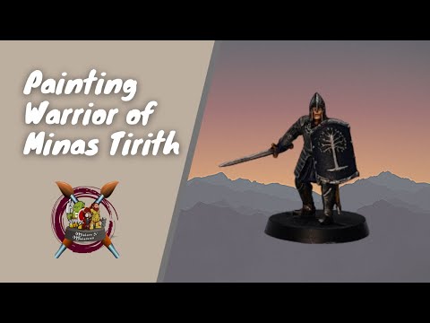 Painting Gondor Soldier / Warrior of Minas Tirith - Mini Time Lapse