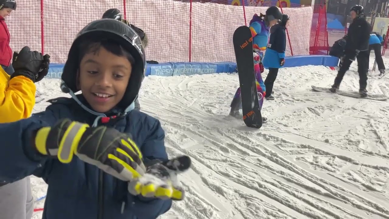 1S hit the ski slopes, north of London