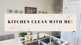 CLEAN WITH ME  | KITCHEN CLEANING MOTIVATION