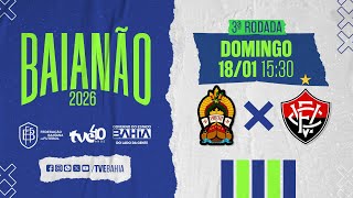 PORTO 1X1 VITÓRIA | PARTIDA COMPLETA | #BaianãoNaTVE - 18/01/2026
