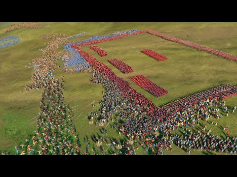 3.000 ROMANS vs 15.000 BARBARIANS - Total War ROME 2