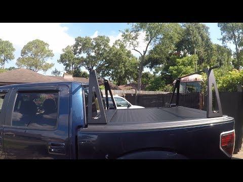 F-150: Install removable ladder rack on Tonneau / Bed Cover