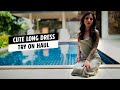 Cute Long Dress Try On Haul Honey Bunnies