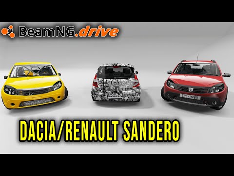 DACIA/RENAULT SANDERO - BeamNG Drive Mods #8 | Radex