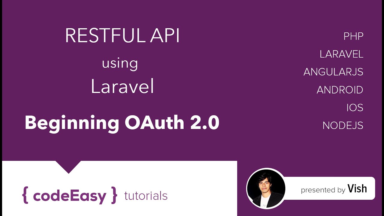 Creating Restful API using Laravel 5.1 -  Beginning OAuth 2.0
