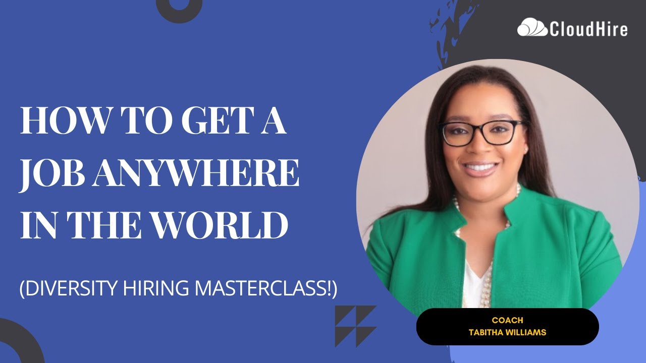 How to get a job anywhere in the world (Diversity hiring masterclass!)