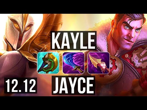 KAYLE vs JAYCE (TOP) | Rank 8 Kayle, 10/3/9, Dominating | EUW Challenger | 12.12