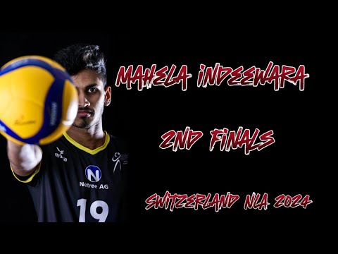 Switzerland volleyball NLA second final 2024 mahela indeewara highlights