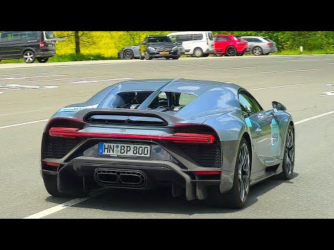 €10,000,000 BUGATTI CHIRON PROFILÉE driving on Public Roads: Revs & Fast Acceleration!