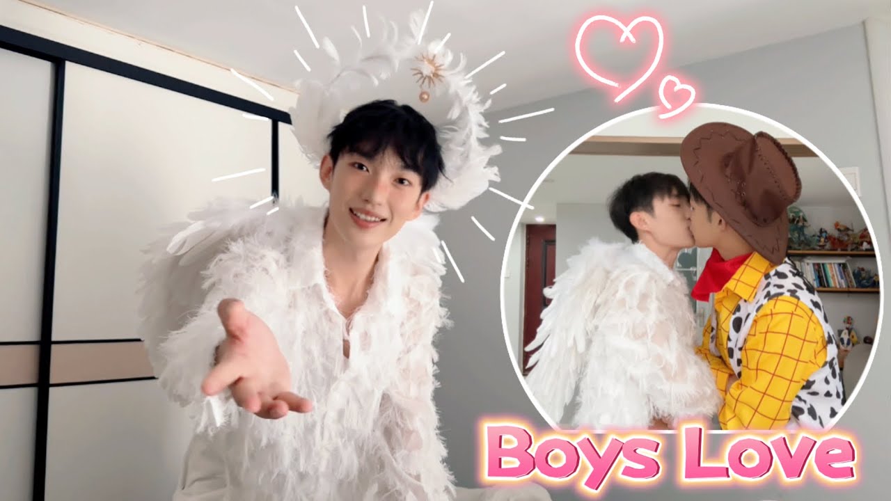 Dressed as an angel to wake up boyfriend👼🏻！His first words: "Am I dead?" 🤣Couple Halloween Prank💕