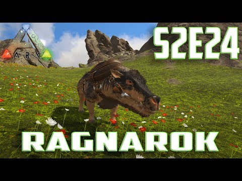Let's Play ARK: Survival Evolved (Single Player Ragnarok)S2-Ep.24-Daeodon Taming