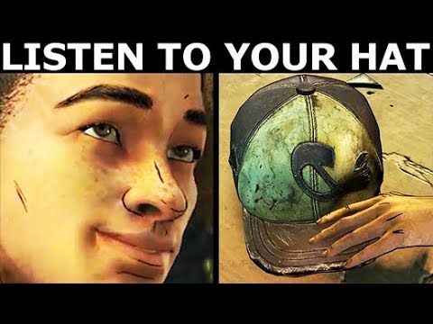Louis Mentions Clementine's Hat - Both Scenes - The Walking Dead Final Season 4 Episode 2