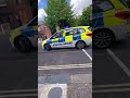 Police Car And Van Blocking London Road Siren ‍ ️ Shorts