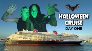 Disney Halloween on the High Seas Cruise Week - Our First Day on the Disney Treasure Cruise Ship