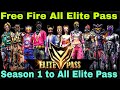 FREE FIRE ALL ELITE PASS FREE FIRE SEASON 1 TO 51 ALL ELITE PASS FULL REVIEW FF ALL ELITE PASS