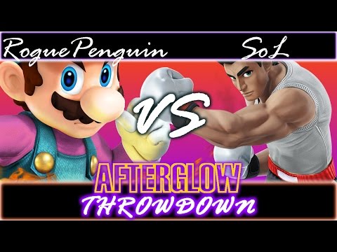 Afterglow Throwdown - G4C|RoguePenguin (Mario) VS Noble|SoL (Mac) - Losers Finals - Smash Wii U