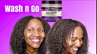 Wash and Go w/ Aunt Jackie's Ice Curls | FINE natural hair