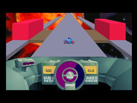 SkyRoads Longplay (PC DOS) [4K]