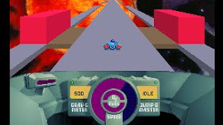 SkyRoads Longplay (PC DOS) [4K]