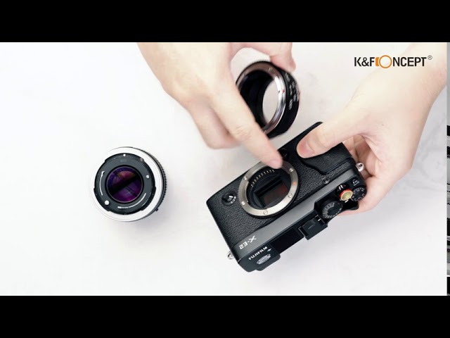 Vídeo relacionado con K&F CONCEPT- Adaptador de Enfoque Manual, Compatible con Objetivos Lentes de Canon FD FL Mount y Cuerpos de Cámara Fujifilm X Mount,Fuji,FX,Montura X Cámara, Anillo Adaptador Manual Lens