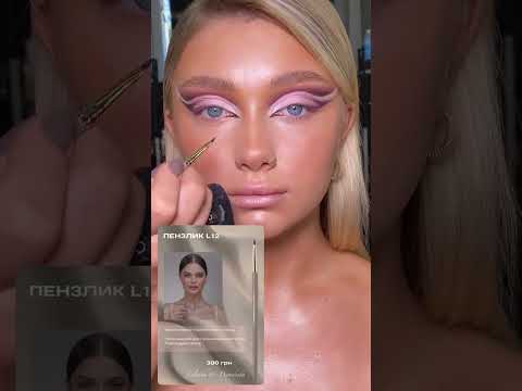 DAVYDENKO BEAUTY & Lelyukh Brocha L12 fina, para delineado, sintética