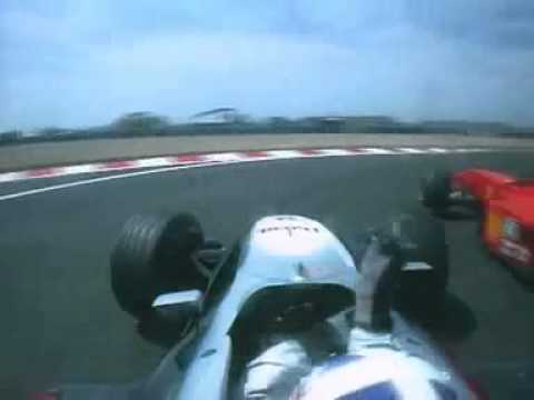 David Coulthard swears at Michael Schumacher French Grand Prix 2000