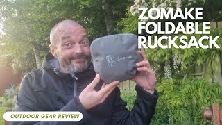 Leichter, faltbarer 30-Liter-Rucksack von Zomake. Testbericht zur Outdoor-Ausrüstung.