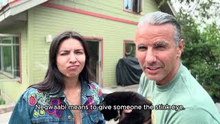 Negwaabi = S/he gives someone the stink eye (Ojibwe Word of the Day)