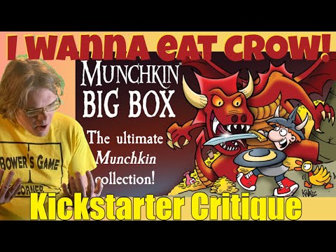 Munchkin Big Box - How Big is it!? - Kickstarter Critique Review