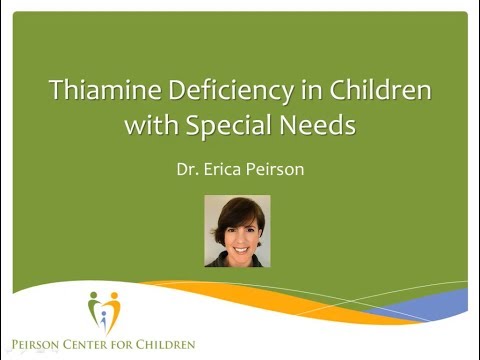Thiamine Deficiency in Children with Special Needs