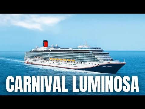 Inside Carnival Luminosa! Stunning Cruise Ship Tour & Review