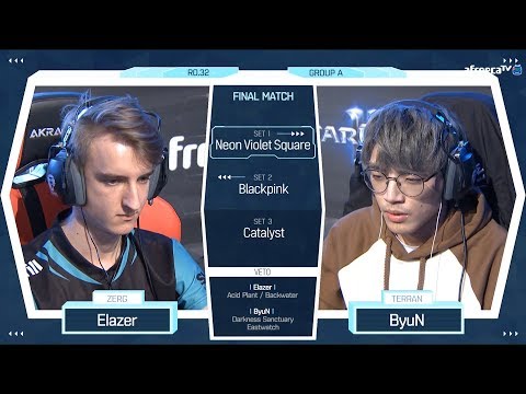 ByuN vs Elazer - 2018 GSL Season 2 [Code S] - Group Stage 1 (Ro32)