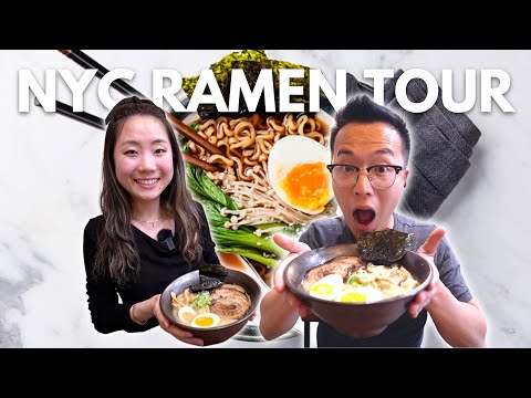The Hunt for NYC's Best Ramen Tour | 3 Ramen Noodle Restaurants in New York City