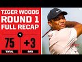 Tiger Woods Shoots 3-Over (75) In Round 1 of the Hero World Challenge I FULL RECAP I CBS Sports