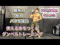 使える体を目指せ‼瞬発力･バネを強化するダンベルトレーニング[Dumbbell Snatch]