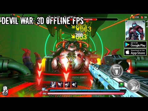 Devil War: 3D Offline FPS Region-1(Lv1to13) Gameplay Android
