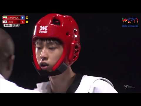 HADIPOUR SEIGHALANI Armin (IRI) vs JANG Jun (KOR) Chiba 2019 Grand Prix M 58kg Final