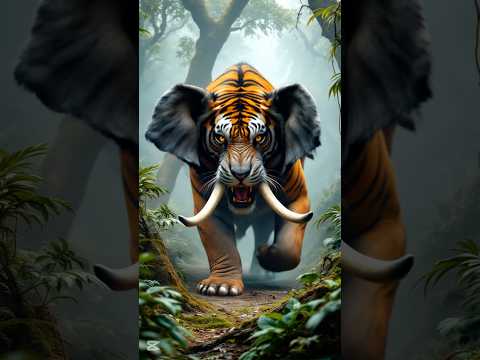 BEASTLY FUSION: Soldier vs. Hippo & Tiger vs. Elephant – Who Will Dominate? #animalfusion #tiger