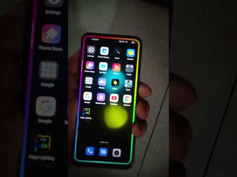 eadge lighting. eadge screen. mobile lighting lagaye. border light kaise on kare. स्क्रीन में लाइट।