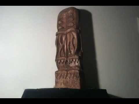 Cthulu tiki carve time lapse