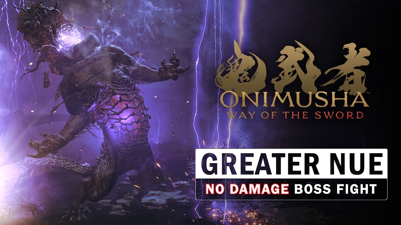 Onimusha: Way of the Sword - Greater Nue Boss Fight (No Damage)
