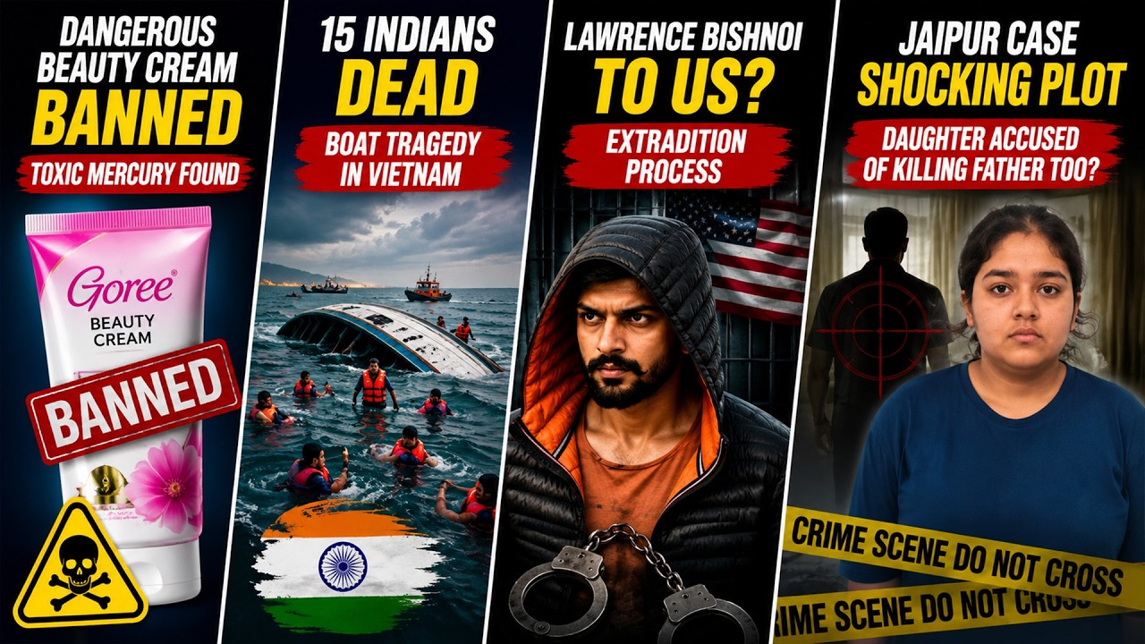 ⚠️ Dangerous Beauty Cream BANNED | 15 Indians Dead Vietnam | Lawrence Bishnoi to US
