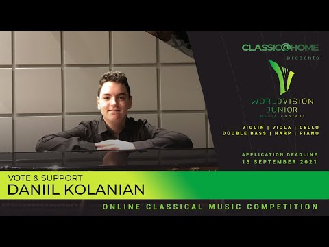 Daniil Kolanian - Piano - Greece - Regional level - Worldvision Junior 2021
