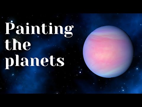 Out of this world painting of the planets in Acrylic!