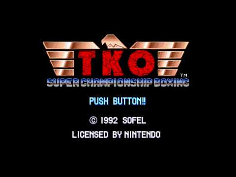 The Best of Retro VGM #1396 - TKO Super Championship Boxing (SNES/Super Famicom) - Staff Roll
