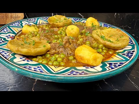 ARTICHAUTS , PETITS POIDS et TOPINAMBOURS en sauce avec de la VIANDE 😋 la recette réconfortante 👌🏻