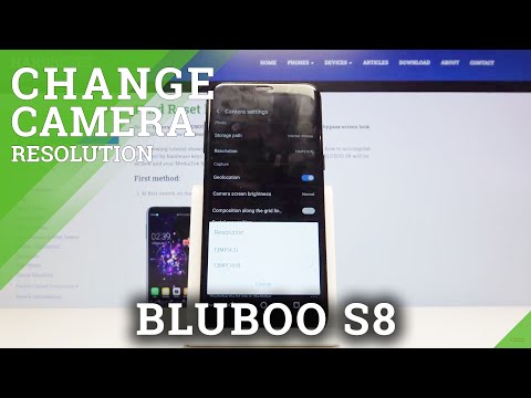 How to Change Photo Resolution in BLUBOO S8 - Image Quality