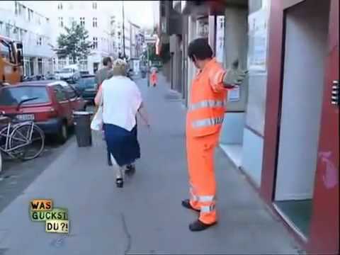 Ranjid bei der Müllabfuhr  Was Guckst du !