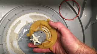 Removing pump rotors on a Dish Drawer